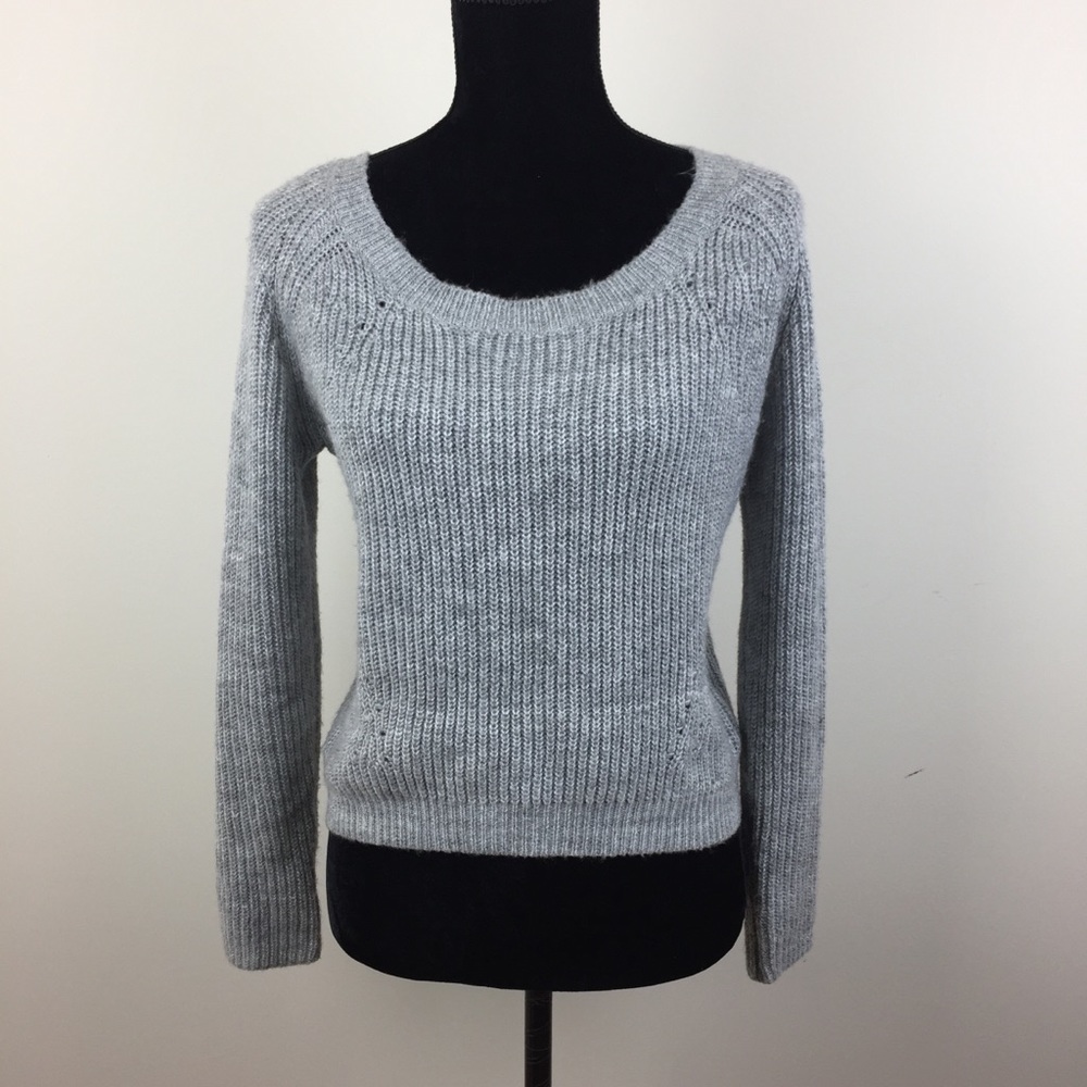 Harlowe & Graham rib knit sweater